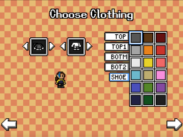 Character creator page